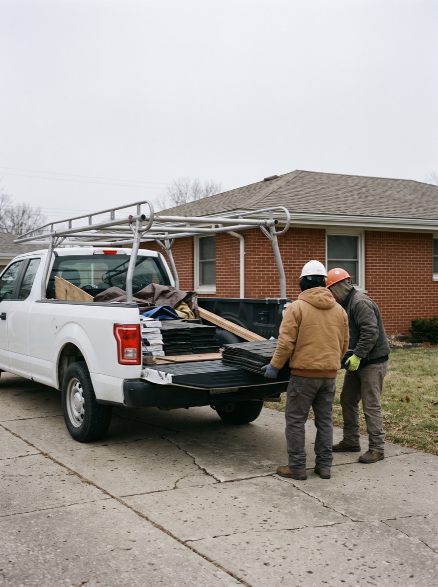 The Dayton Roofing Company team